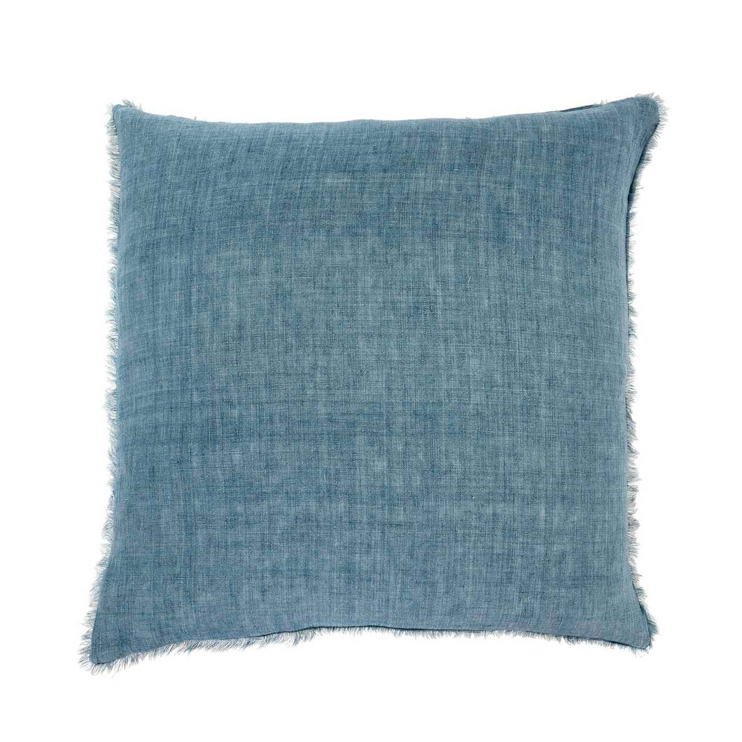 Lina Linen Pillow Artic Blue