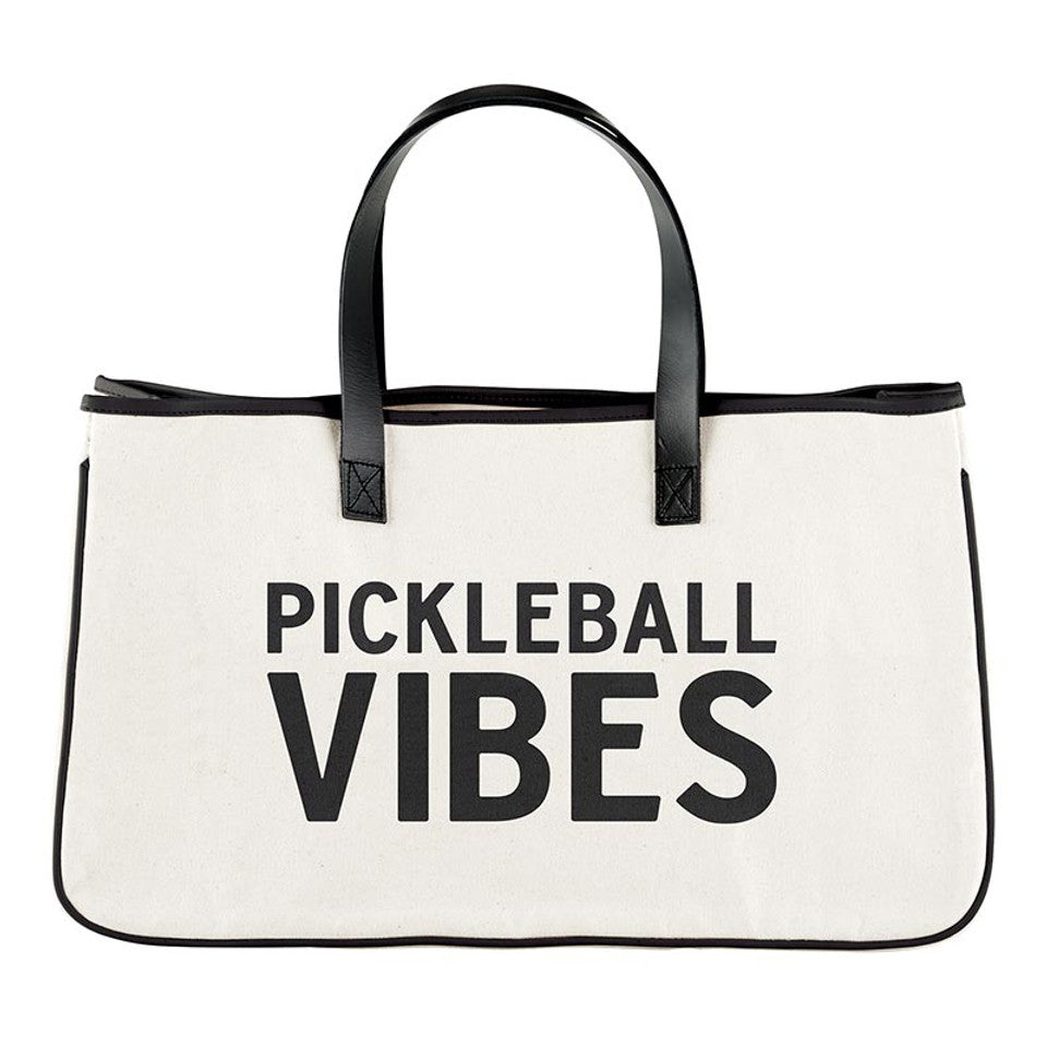 Pickleball Vibes Large Tote