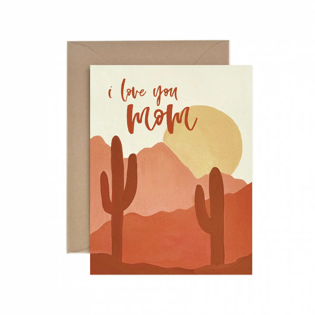 Mother's Day Boho Desert Greeting Card