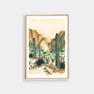 Load image into Gallery viewer, Warm Desert Art Print Card
