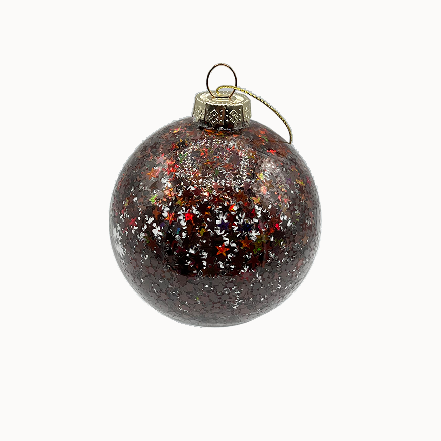 Burgandy Sequin Star Ornament
