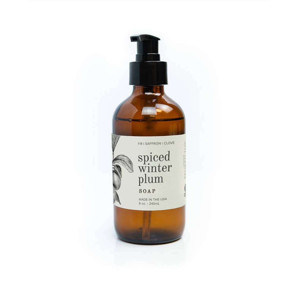 Hand Soap - Spiced Winter Plum - 8 oz - Holiday